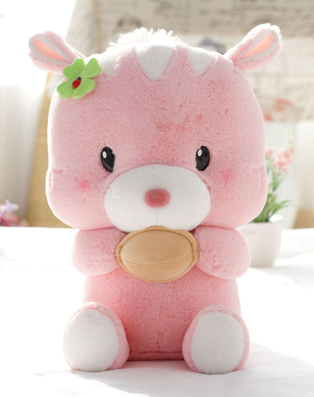 蓝白玩偶毛绒玩具专场(混合)露妮松鼠-粉色-25cmvlb048a_唯品会