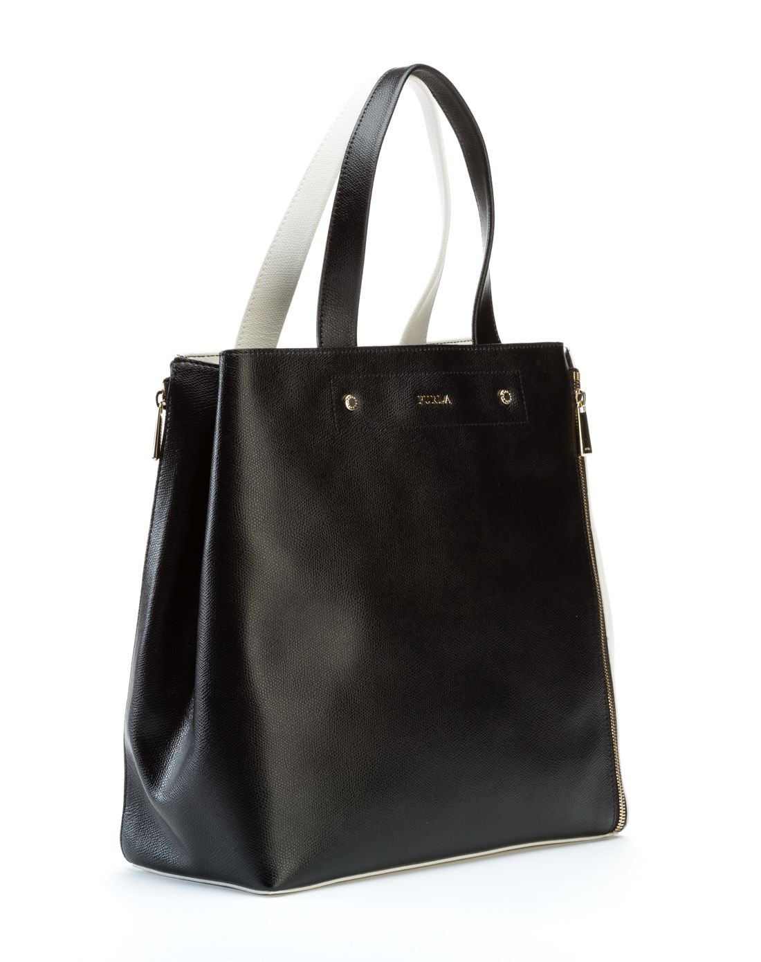 furla 包包精品专场furla黑色混白色牛皮女手提包bmusbde7are00zop3