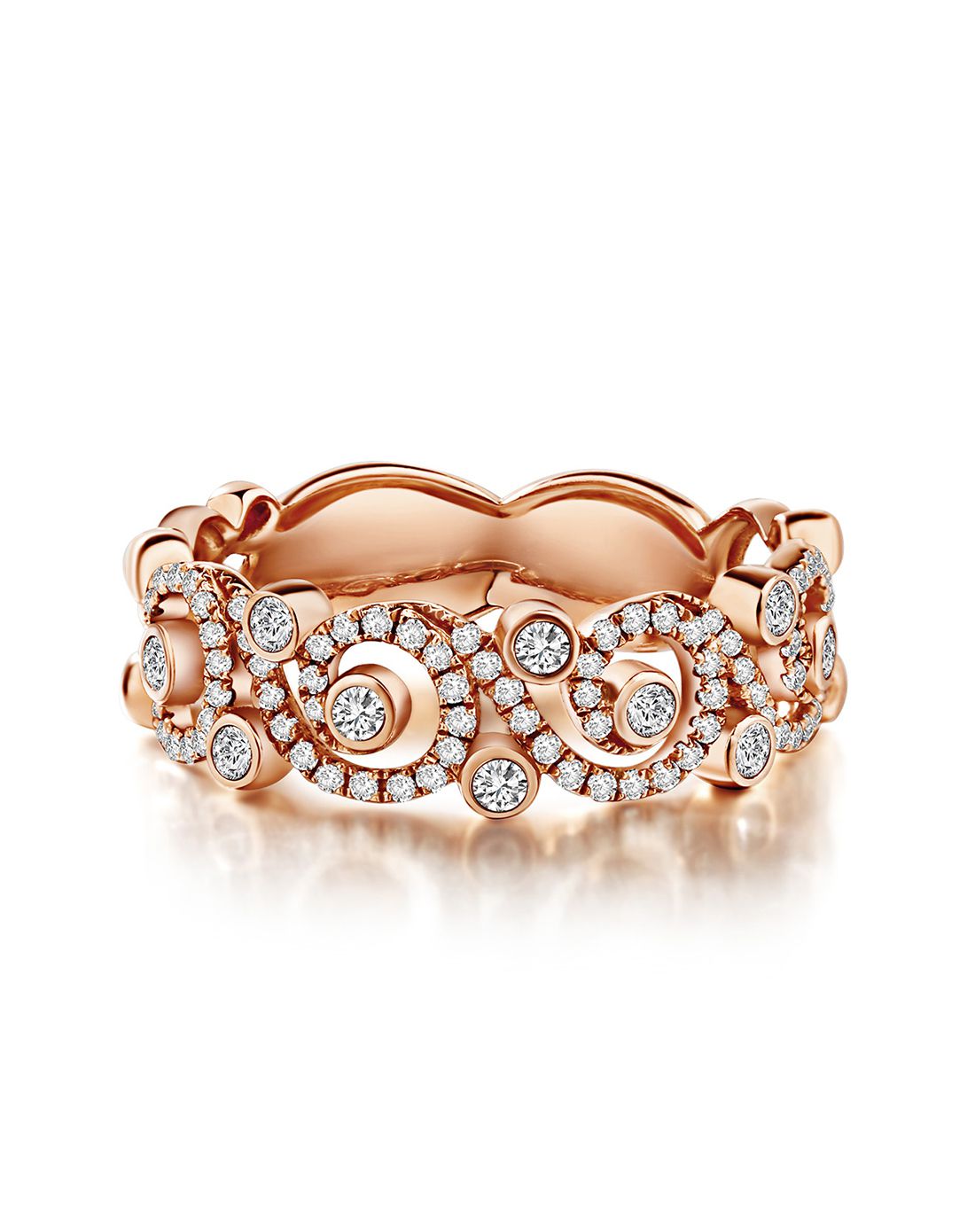 千叶dada钻石系列流年18k金钻石戒指钻戒