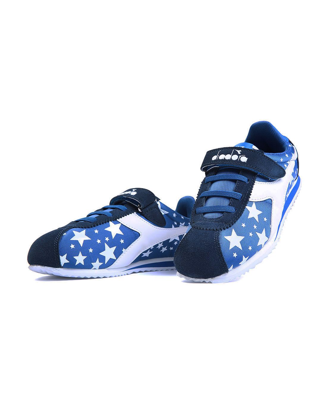 迪亚多纳 中性款灰蓝透气时尚休闲运动童鞋