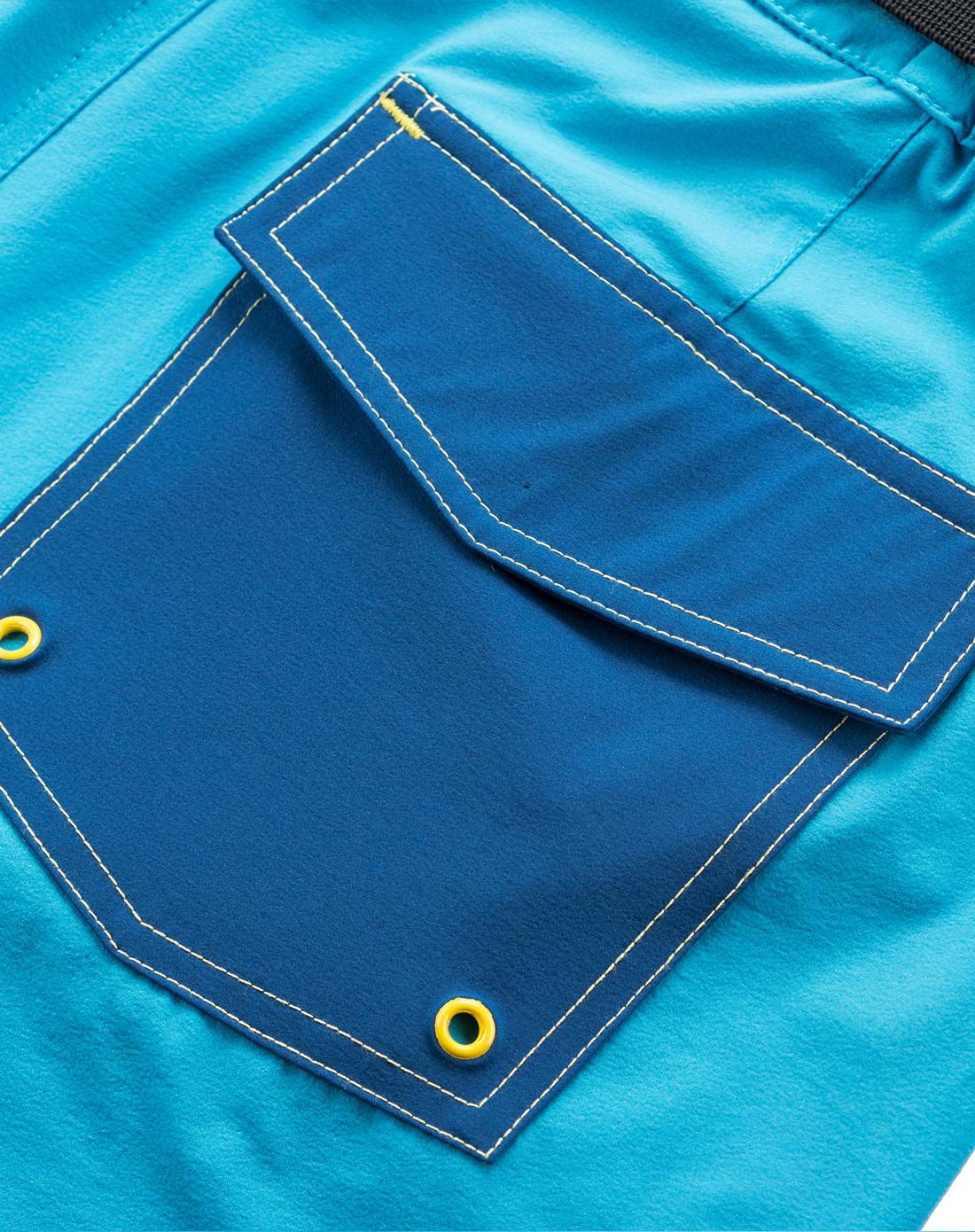 舒适透气 女款洋蓝/深海蓝快干五分裤