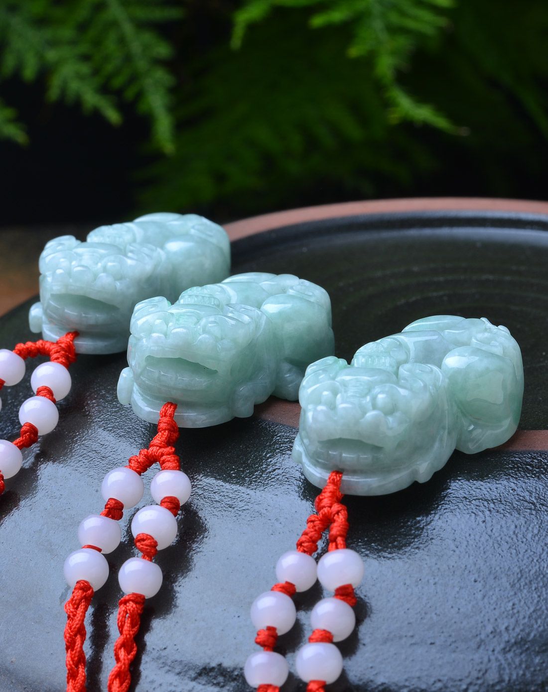 天然翡翠貔貅吊坠