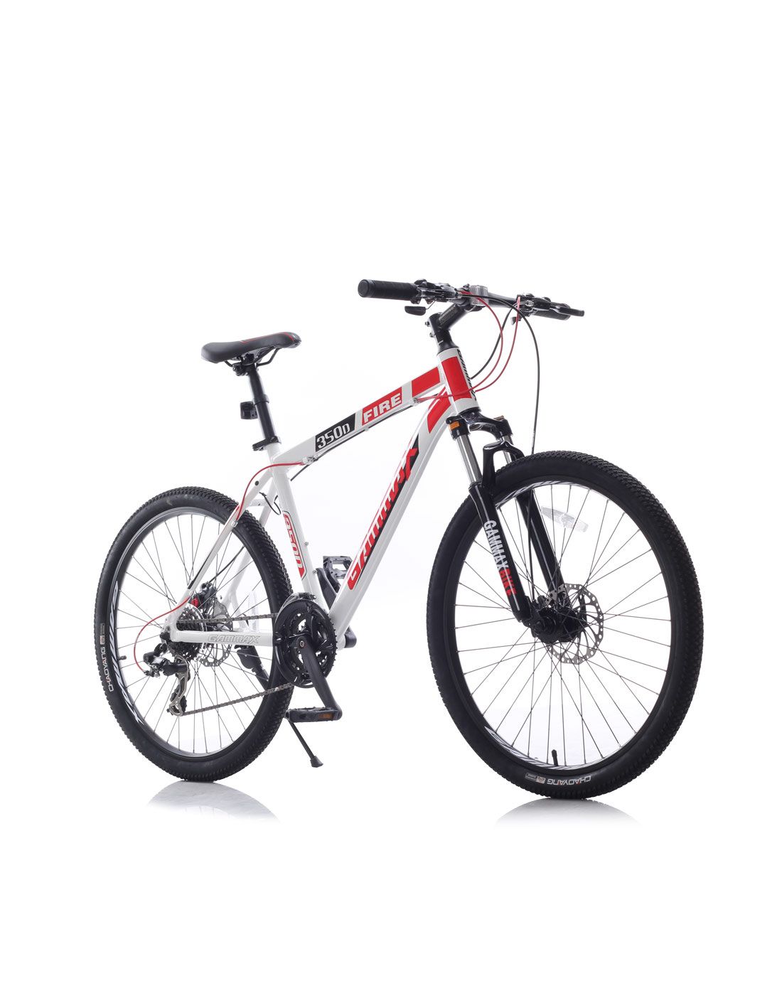 杰玛仕gammax户外自行车专场直发货白色26寸24速线碟山地车烈火350d