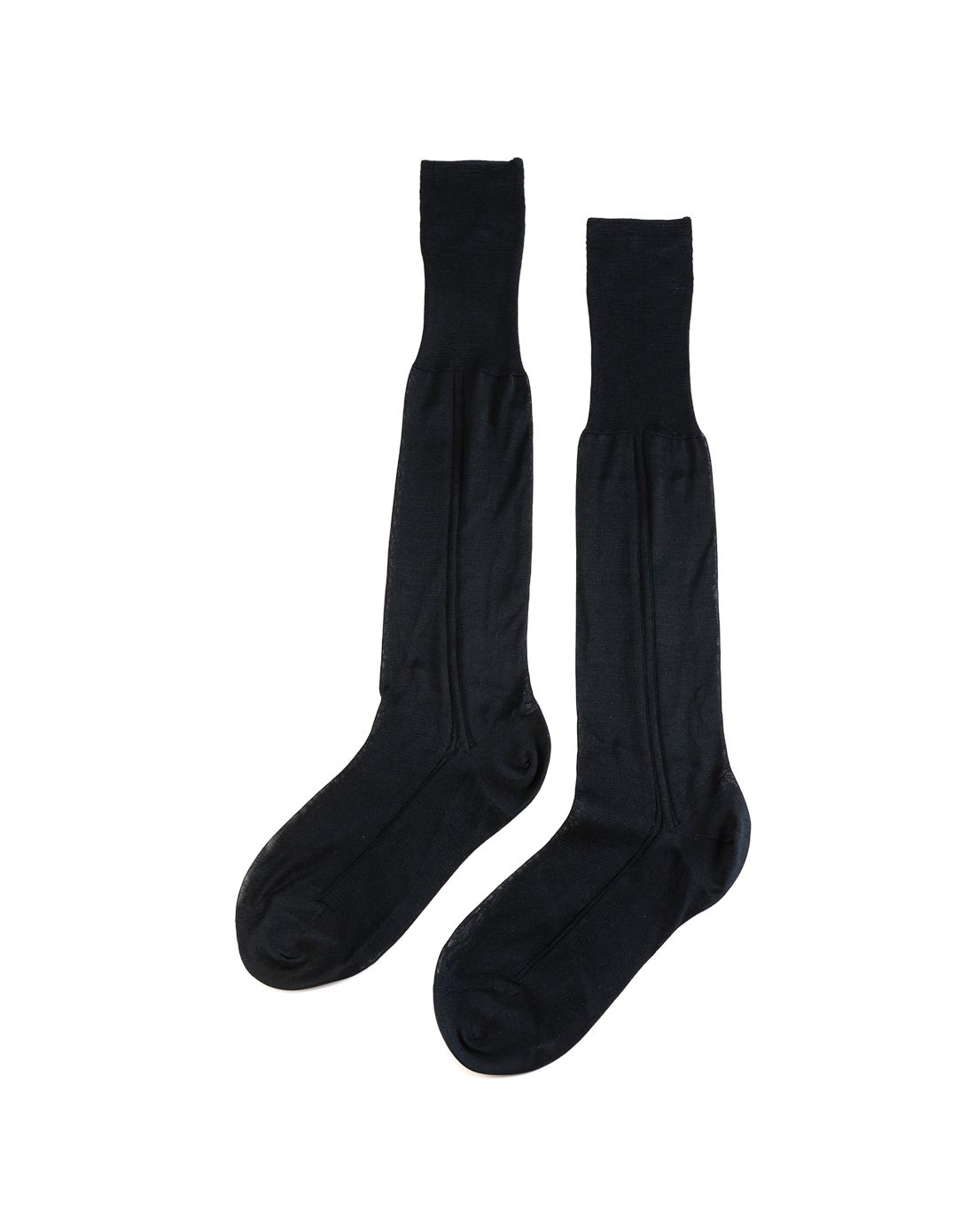 男款藏蓝色纯棉筒袜