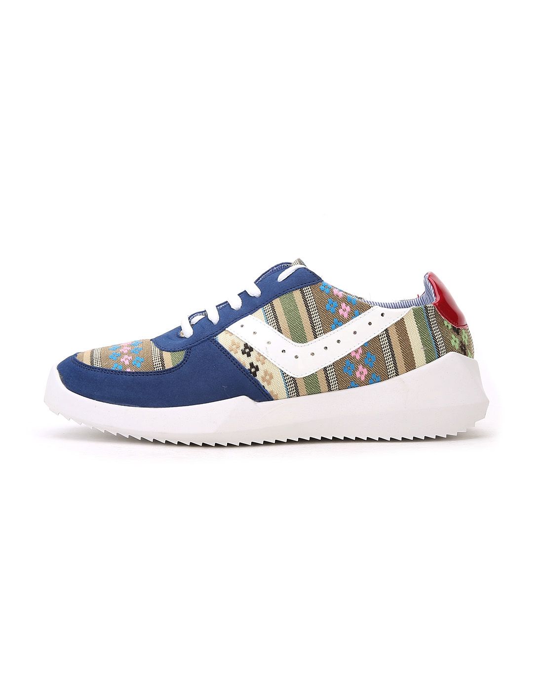 沙驰satchi sport女士布鞋专场沙驰春夏米白色拼接运动休闲鞋m50