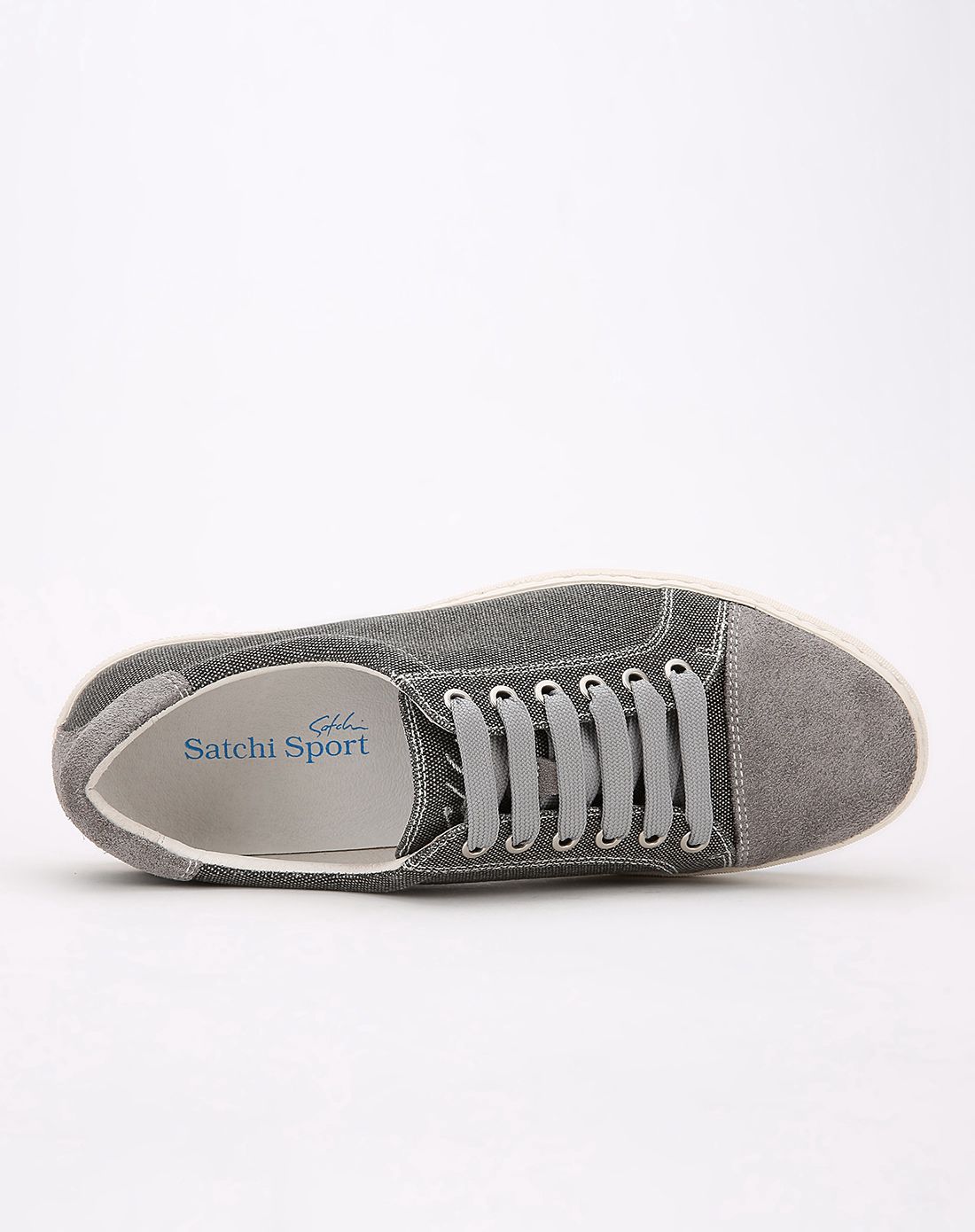 沙驰satchi sport男女布鞋【男款】深灰色皮质休闲鞋s5371177301_唯品