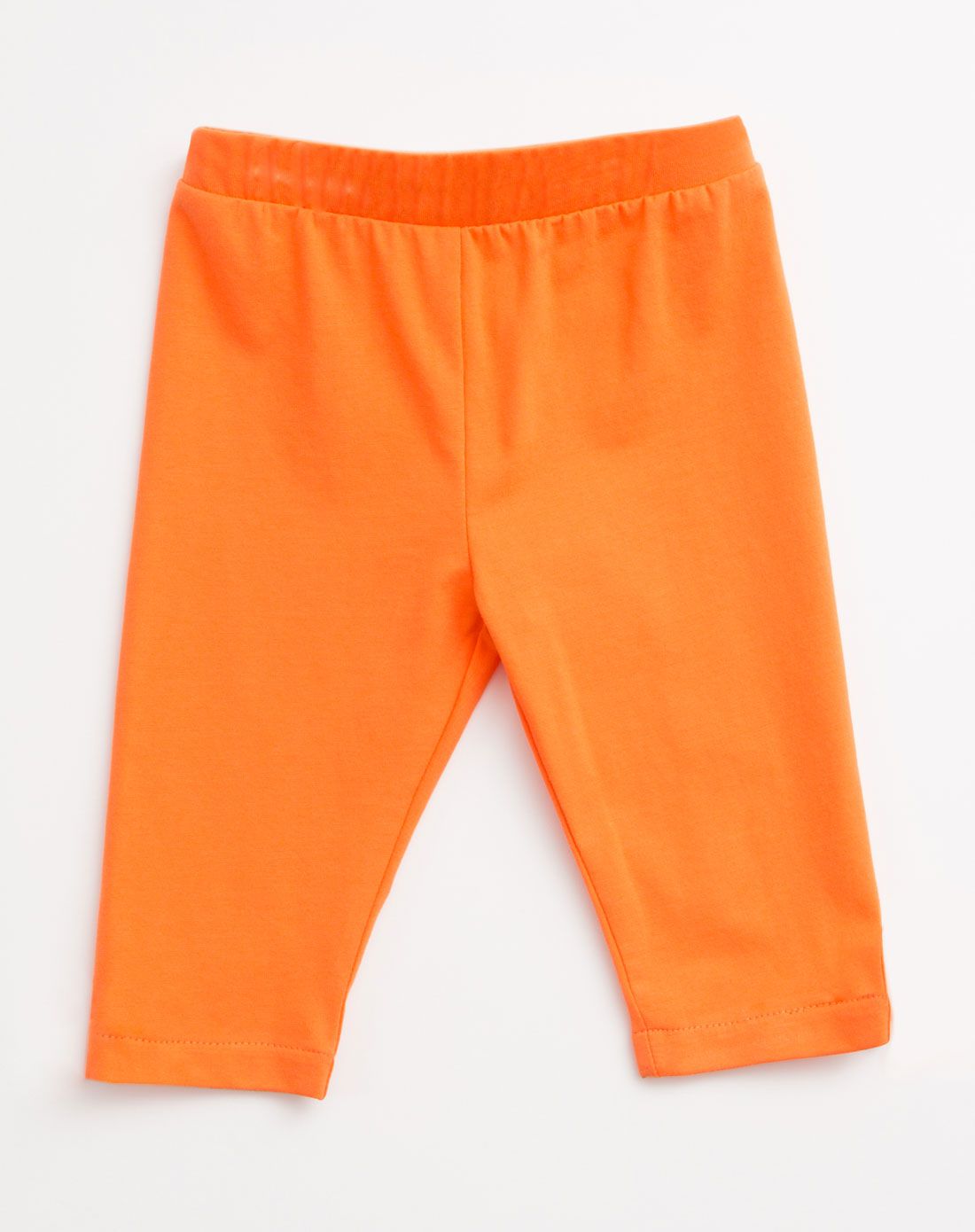 女童橘色打底裤