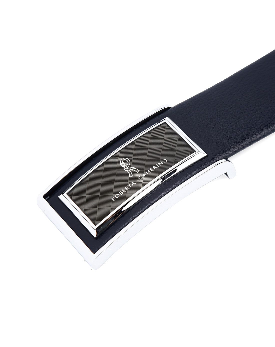 诺贝达roberta di camerino蓝色牛皮寸5板扣皮带r5215116825_唯品会