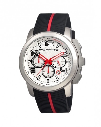 > morphic银色 & 白色 m22 系列计时腕表mph2201