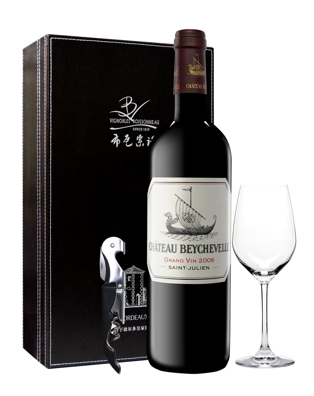 [列级名庄]梅多克1855列级名庄4级庄 龙船庄园干红葡萄酒750ml*1
