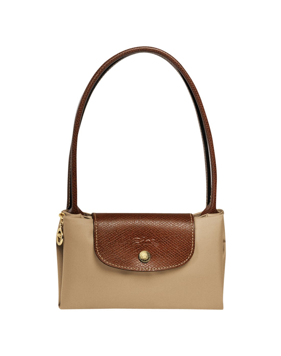 longchamp 珑骧le pliage系列经典长柄可折叠s号手提单肩饺子包