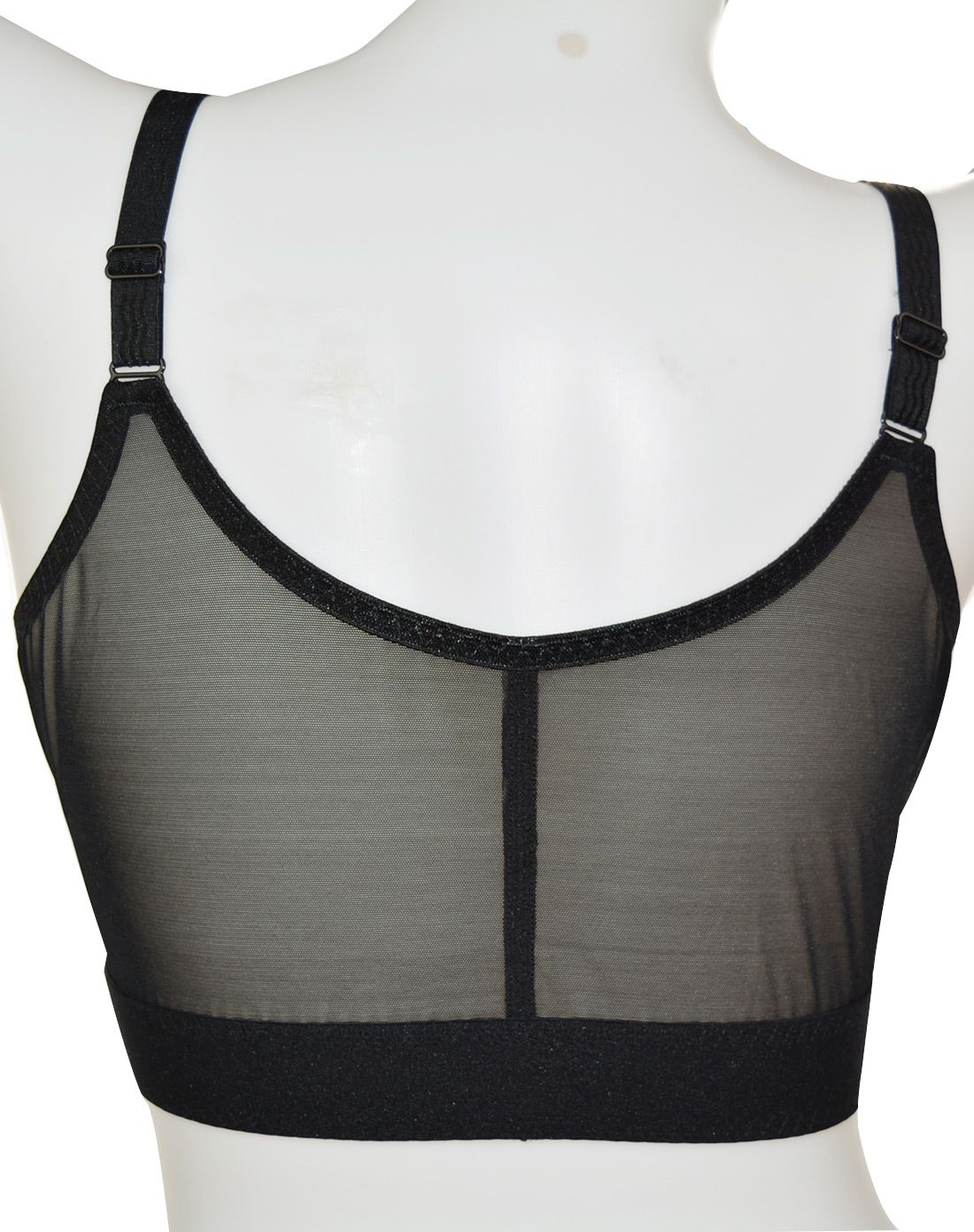 (两件起售)黑色u型上托塑形前扣胸托