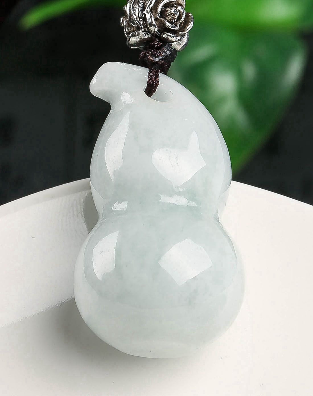 糯种立体福寿葫芦a货翡翠挂件