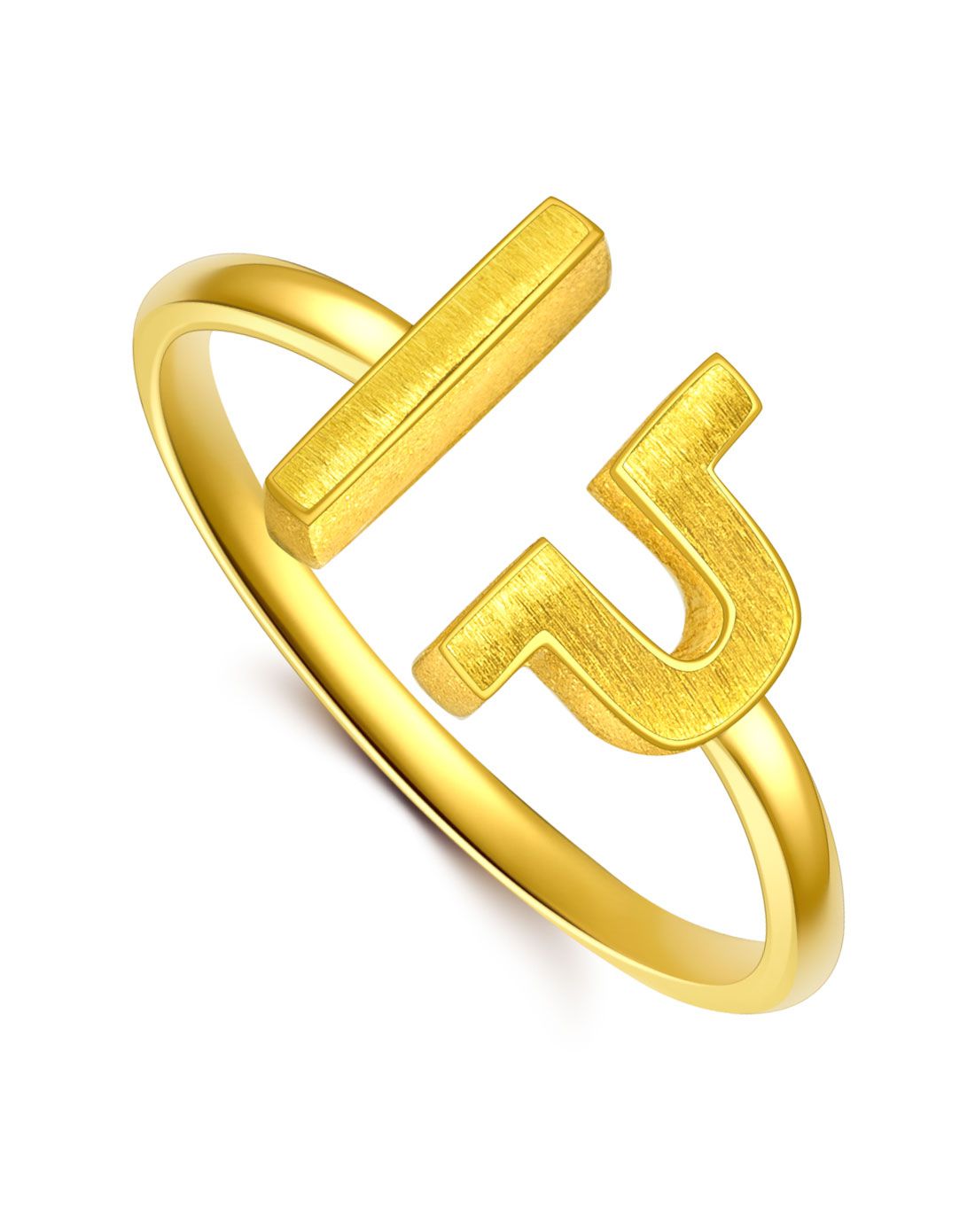 潮宏基 [星恋系列]天秤座 足金戒指-计价约2.9g