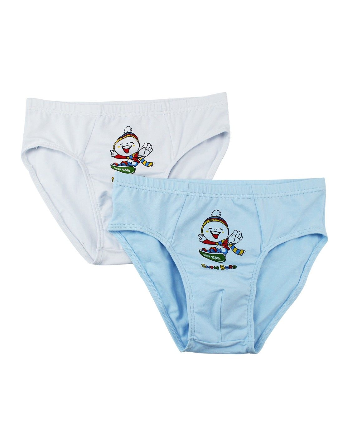 【两件起售】男童三角裤蓝色白色两条装