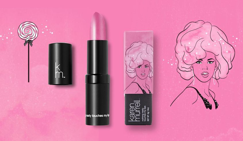 孕妇可用 karen murrell 玫红色口红18号 4g (限购一件),天然成分