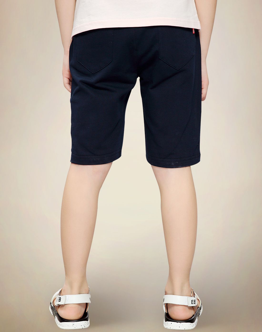 男童藏青色休闲短裤