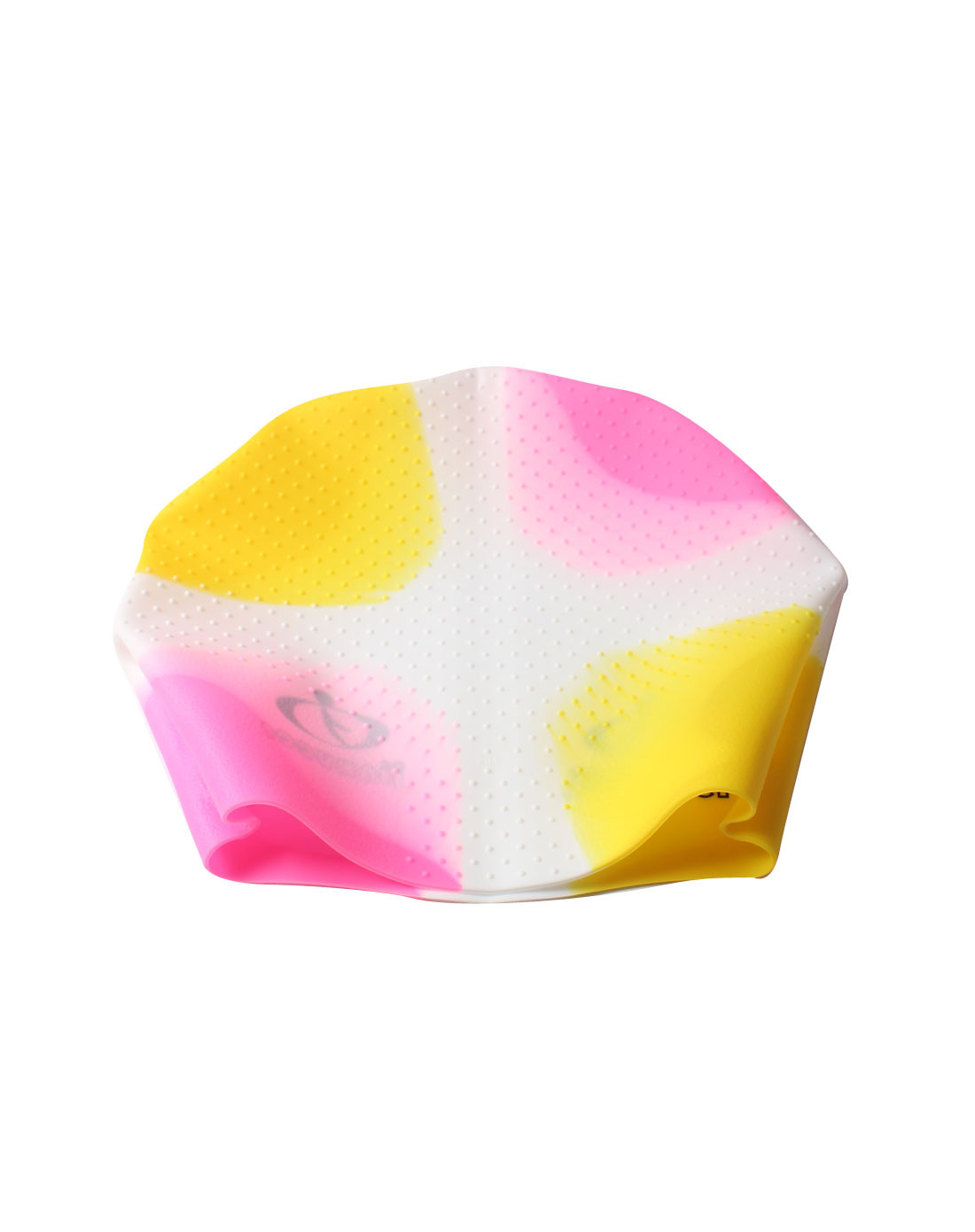 舒适贴服 中性款内颗粒硅胶泳帽粉色