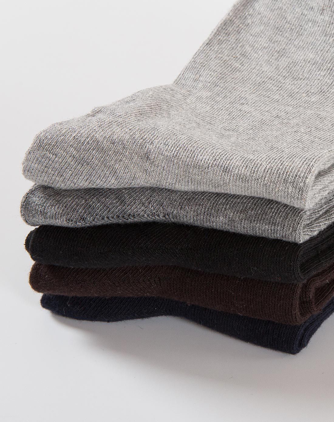 木几良品袜子专场木几良品 深色纯色中筒男袜5双装pmm5117_唯品会