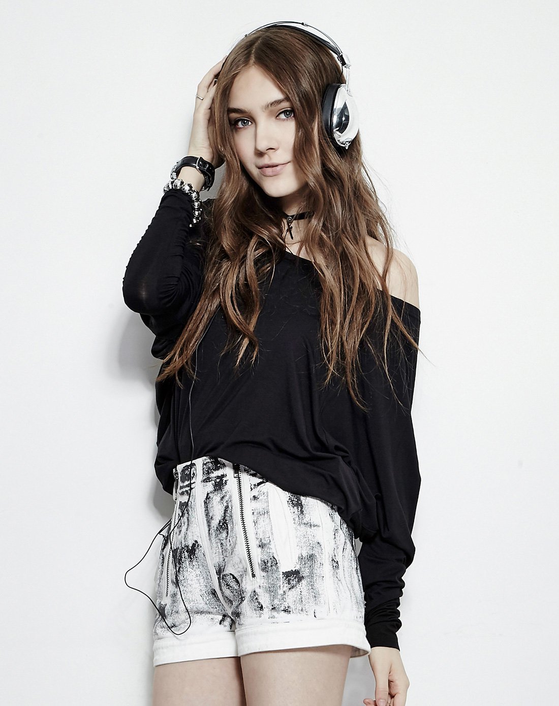 punk rave原创暗黑时尚女神专场露背蝙蝠衫黑色pt-090fbk_唯品会