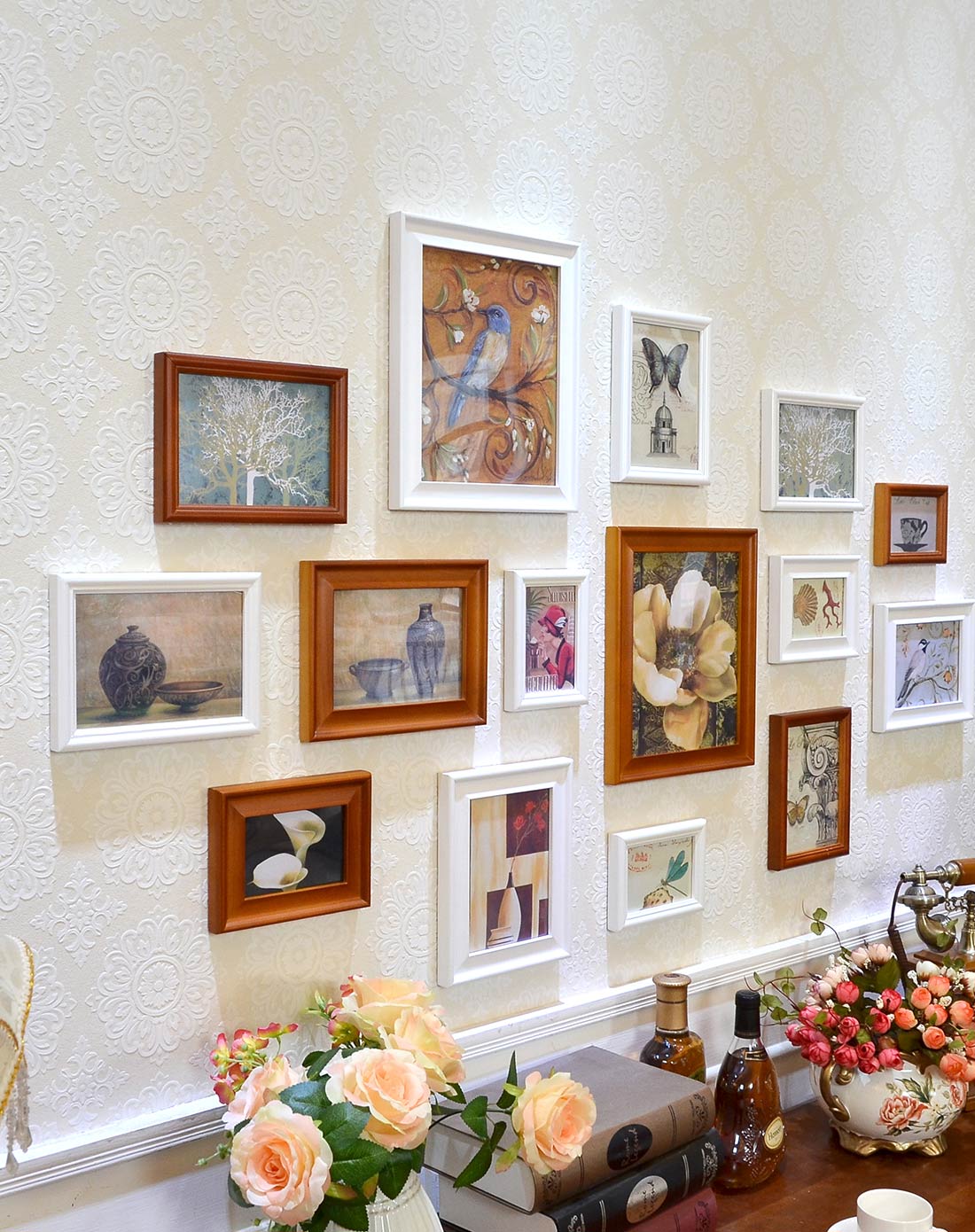 欧式宜家照片墙小墙面组合