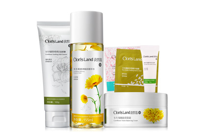 花皙蔻矢车菊护肤6件套