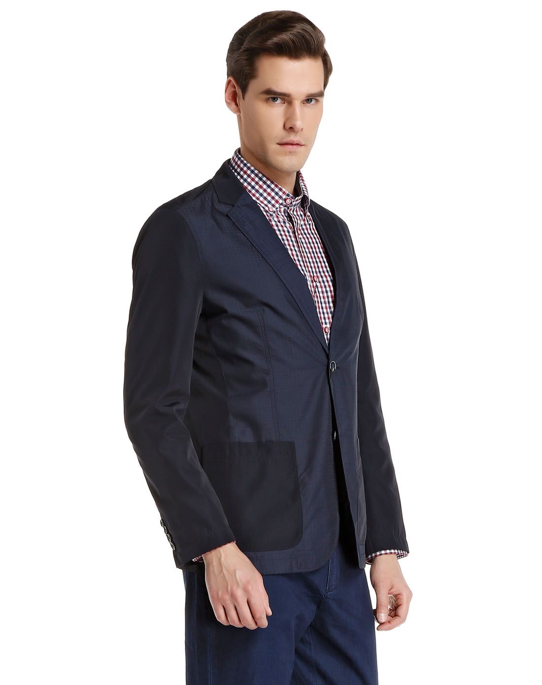 宝石蓝魅力时尚百搭休闲西服