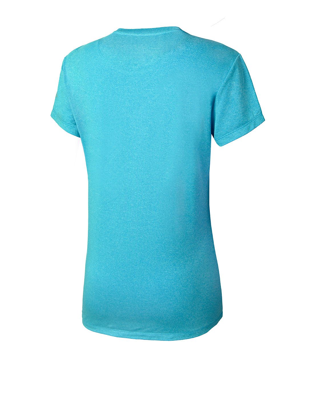 简约透气 女款水兰色短袖衫