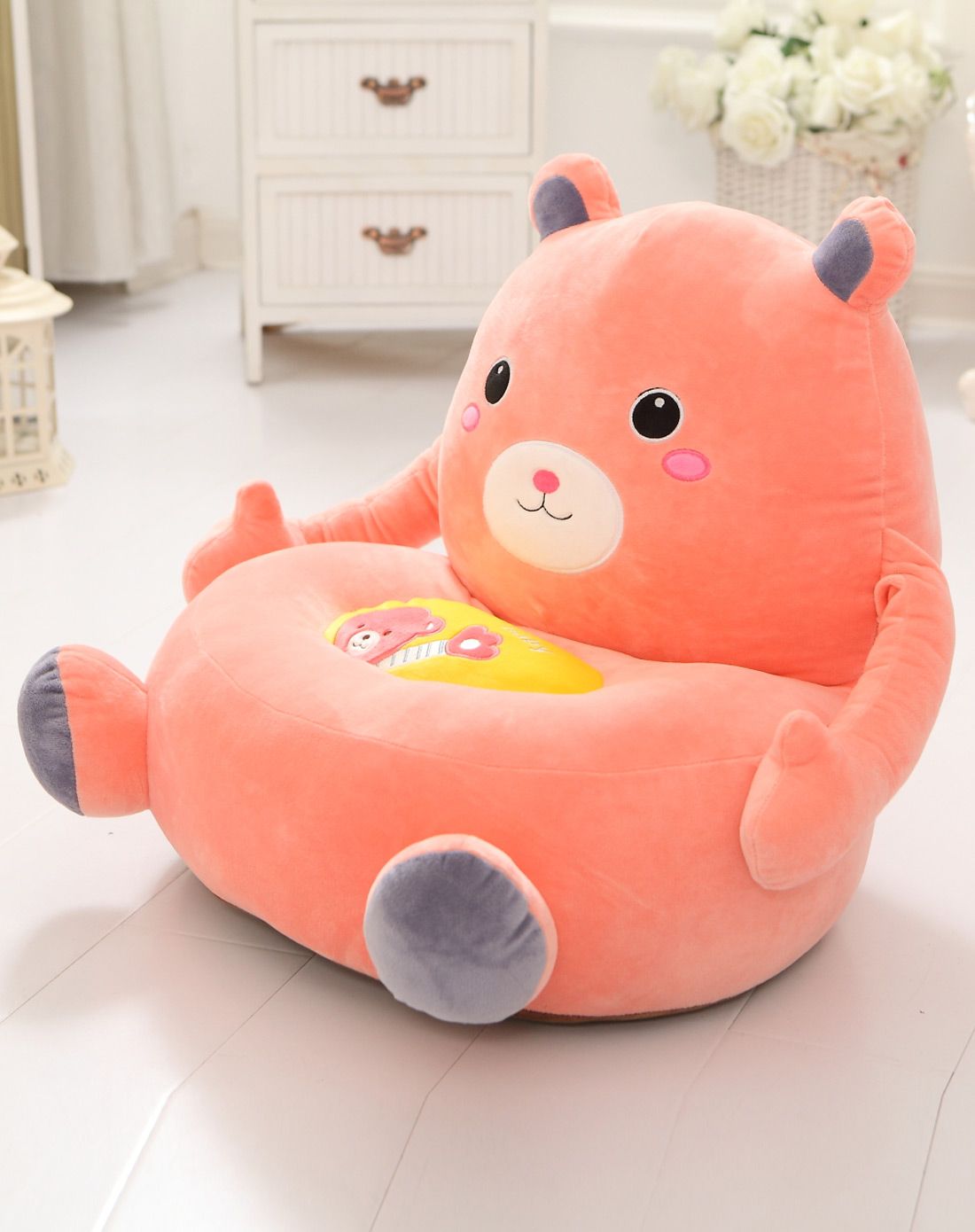 迷彤屋mitongwu玩具专场直发货创意卡通沙发-粉熊mtw20040604_唯品会