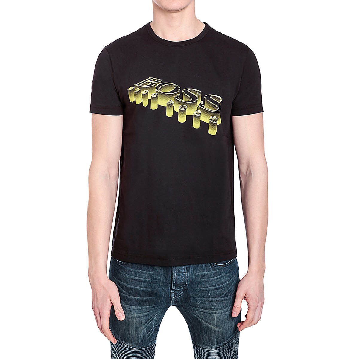 买手推荐 montblanc&hugo boss精英雨果博斯 男士运动休闲棉质印花