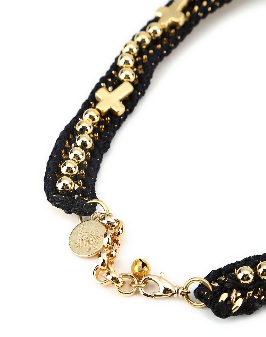 venessa arizaga 金/黑色气质时尚项链