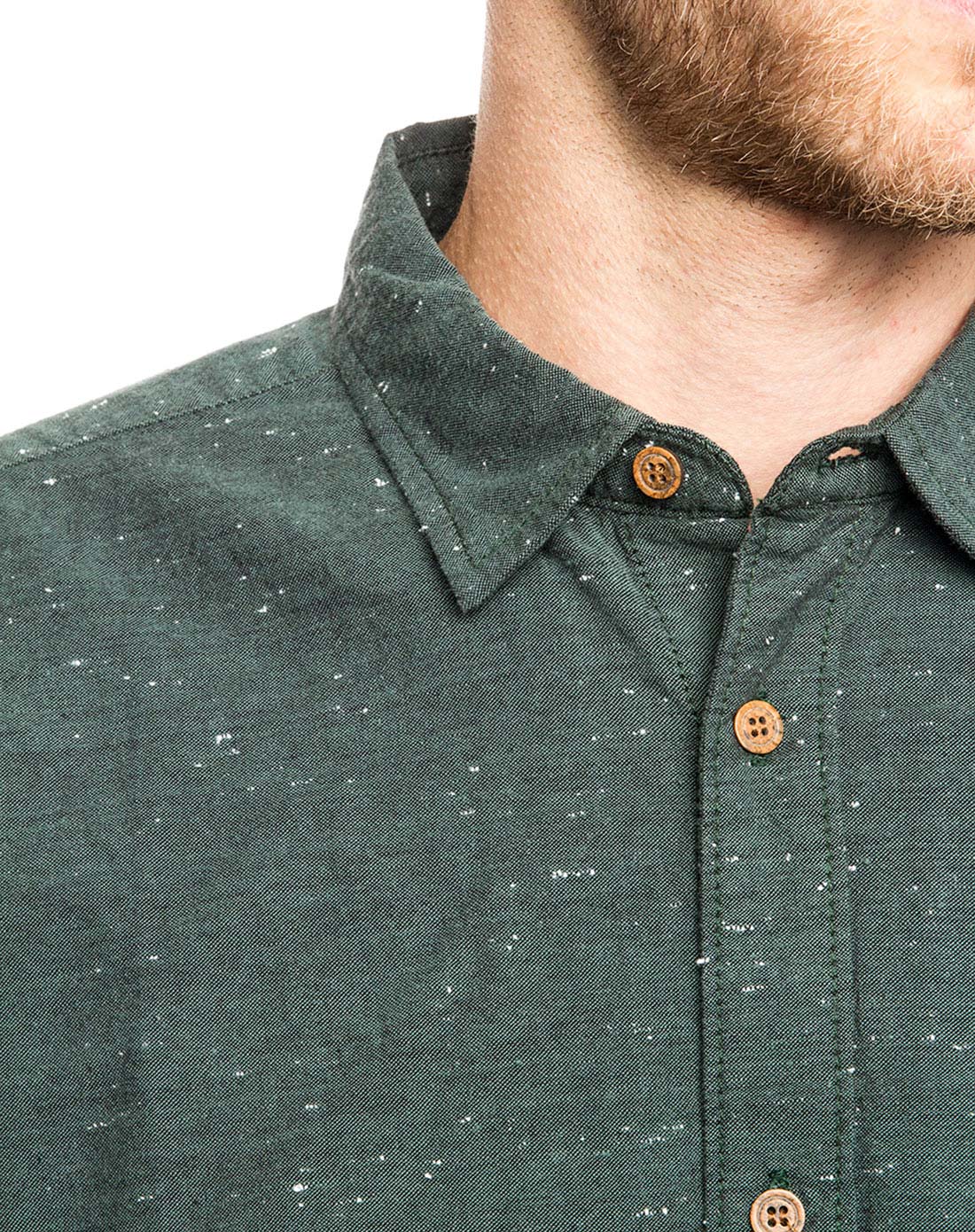 px男士服饰专场px绿色斯文长袖衬衫5pw5025mpineneedle_唯品会