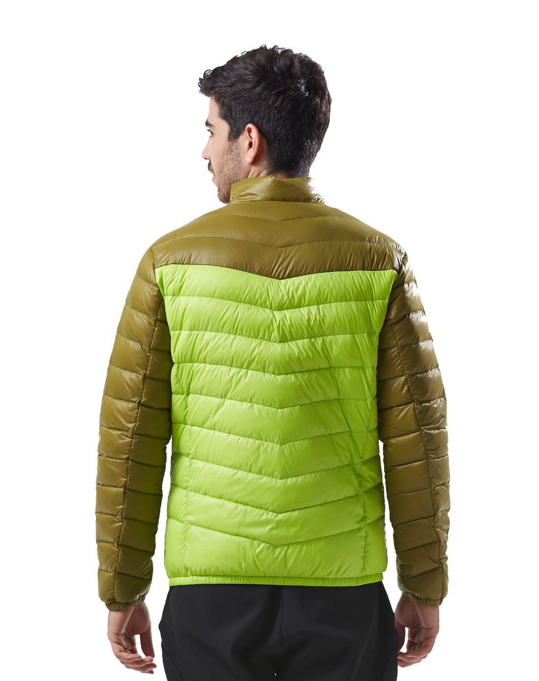 男款鲜绿/深果绿/石军绿色时尚羽绒服