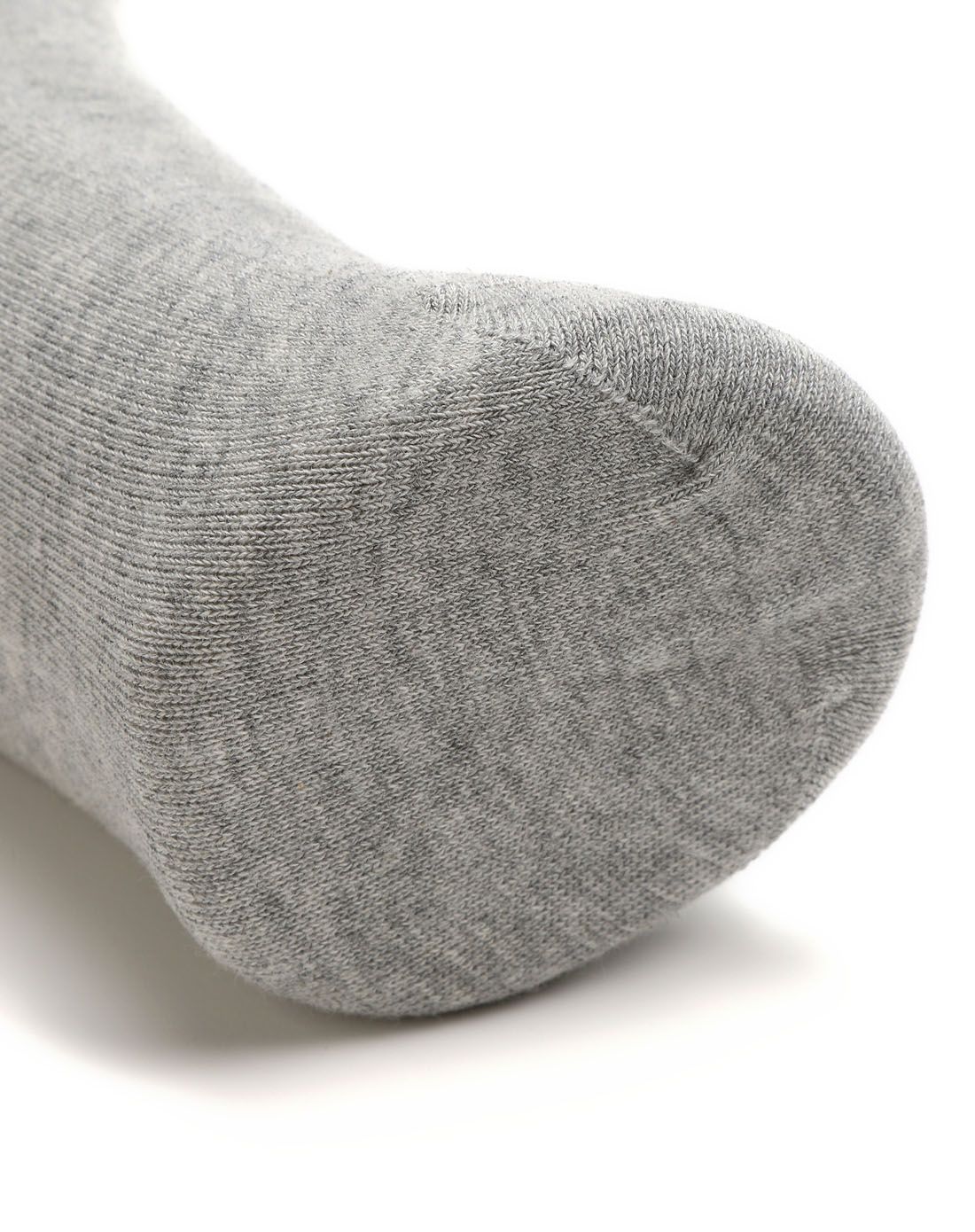 [三件起售]舒适型 男款浅灰色运动平板短袜