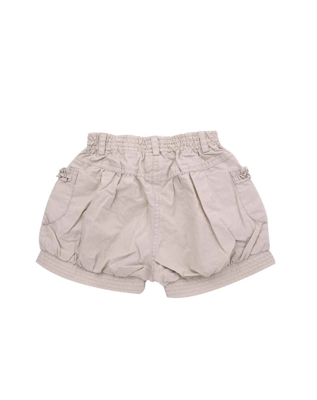 女童米色短裤