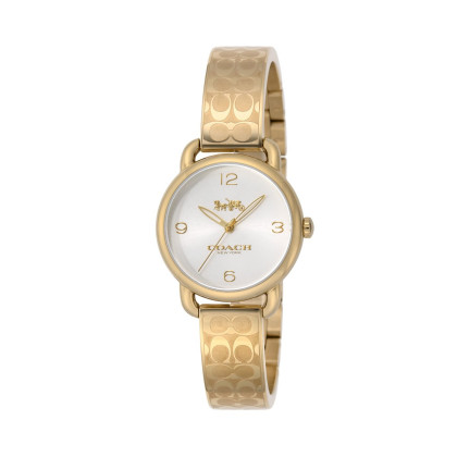 【复古潮流 精致而美】coach 蔻驰 madison系列手镯式钢带圆形镶钻小