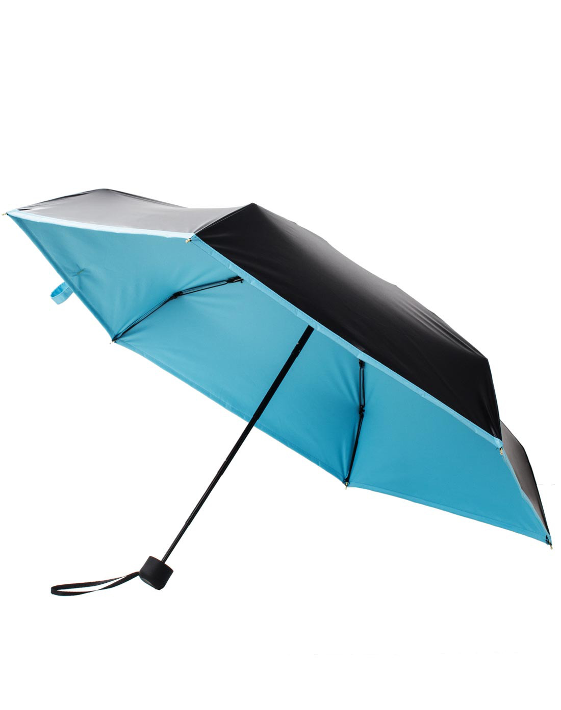 零透光黑胶防uv便携五折伞(多色可选)