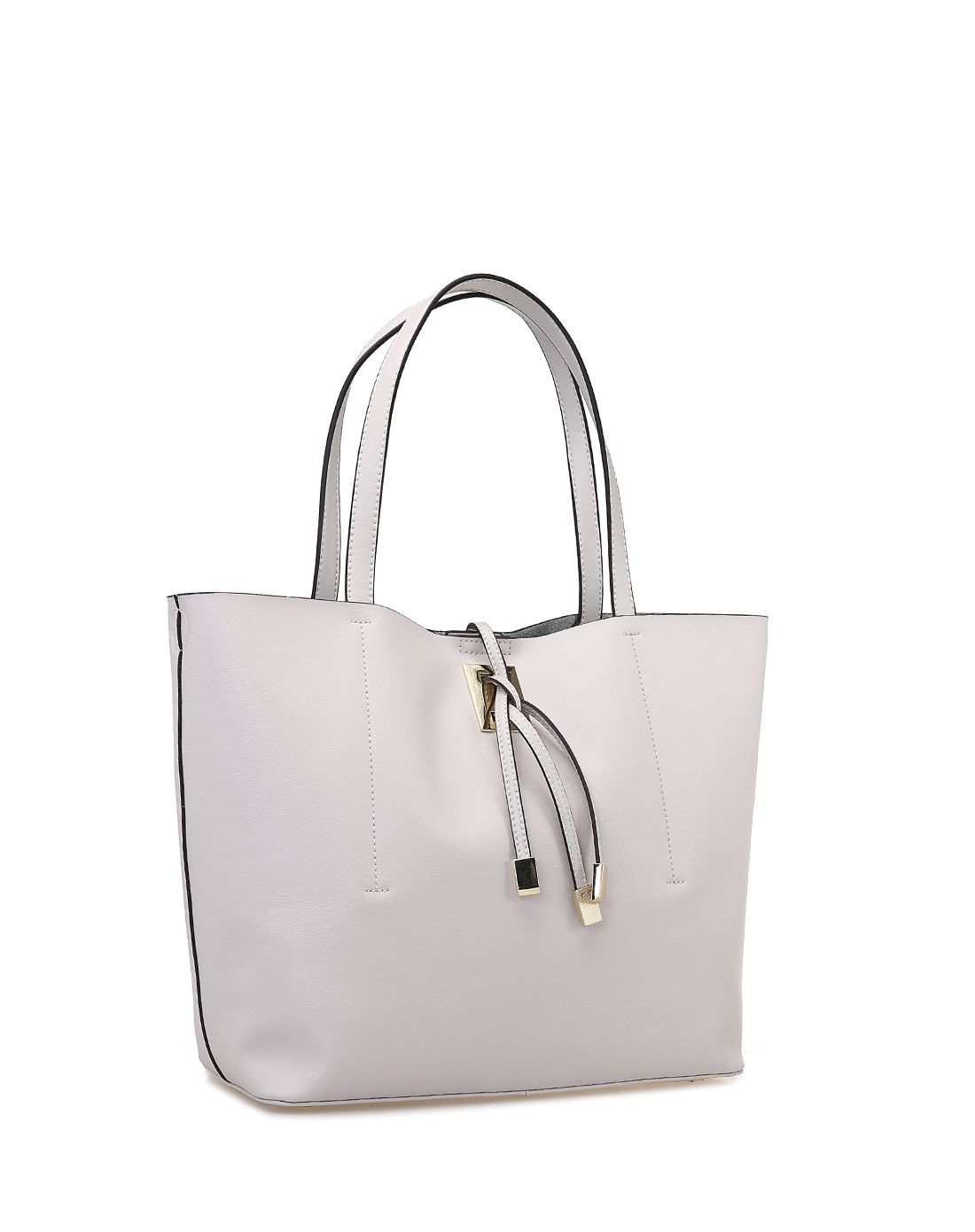 专柜经典款冷白色牛皮休闲单肩包