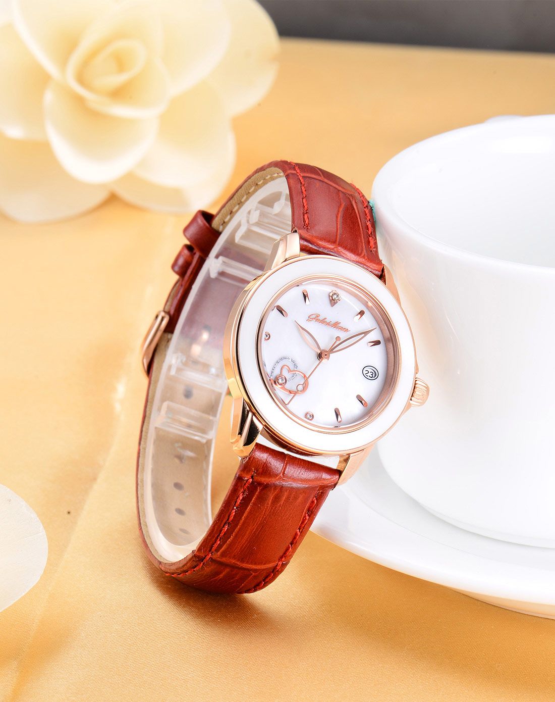 格雷曼 时尚心纹女表