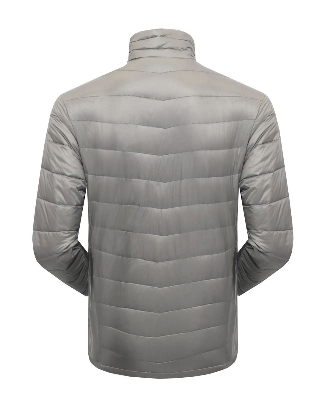 宝美beaume 可收纳 男款中灰羽绒服 轻薄休闲保暖