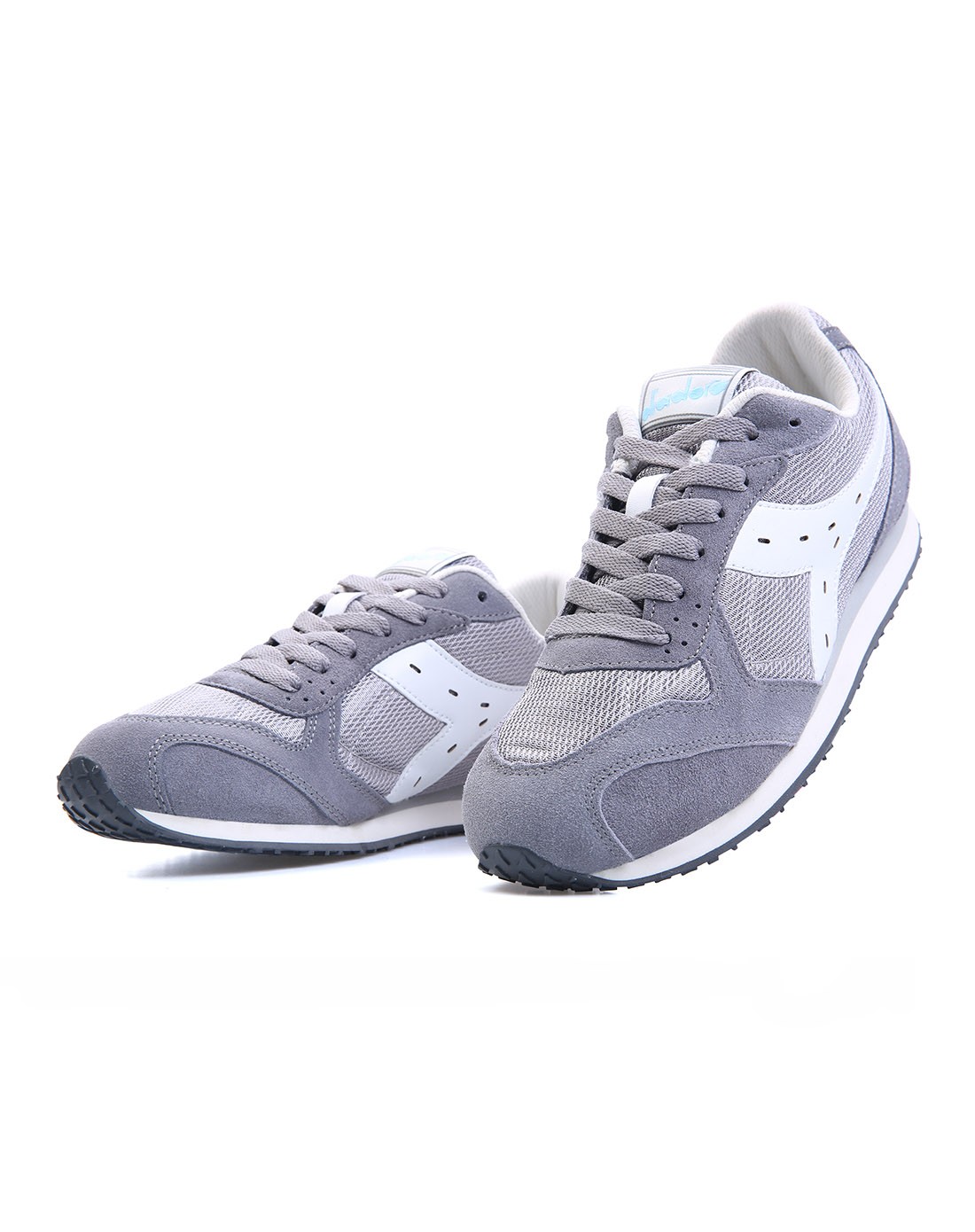 迪亚多纳 男款中灰色运动休闲鞋 舒适柔软透气