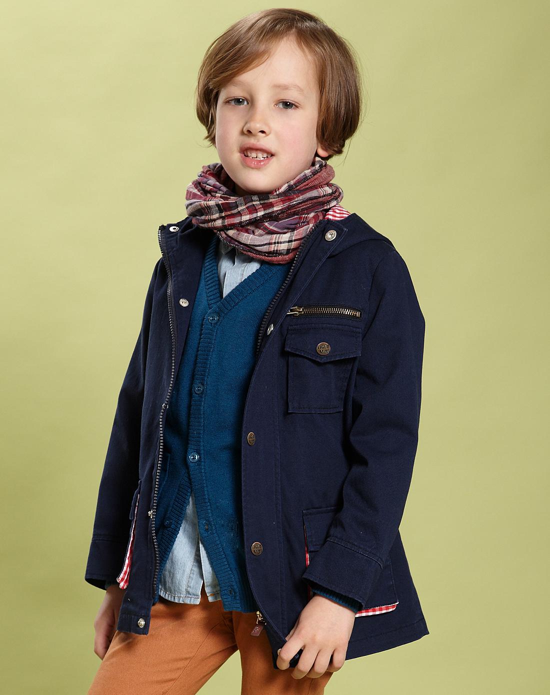 小虎宝儿tiger mini男童专场男童贵族蓝外套jk0351a_唯品会