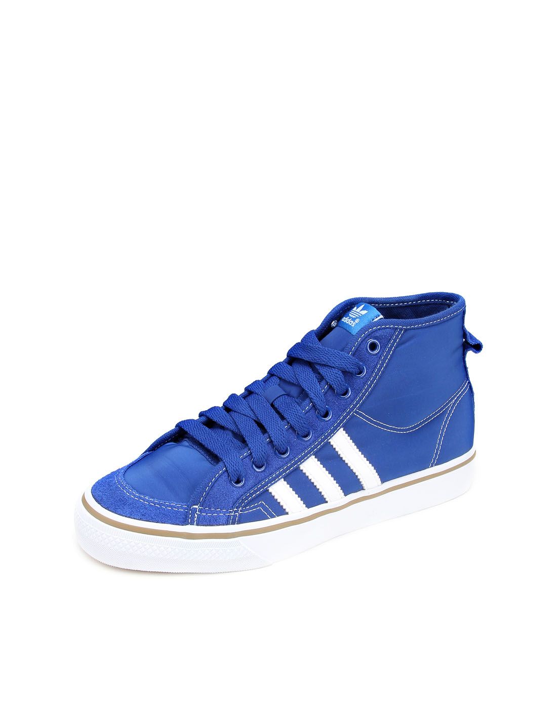 男款蓝色复古鞋 三叶草系列