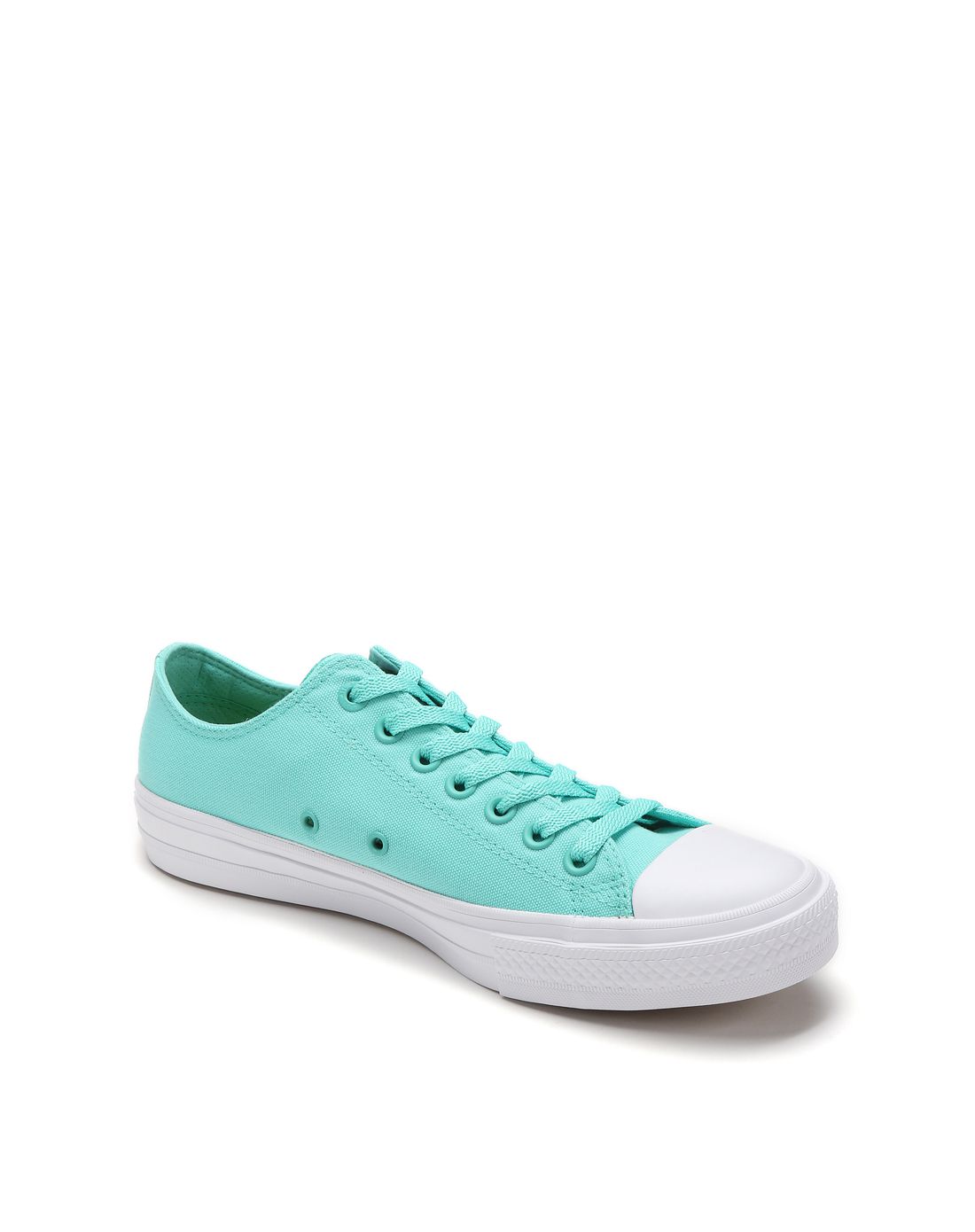 chuck taylor all star ii 中性款蓝绿色低帮帆布鞋