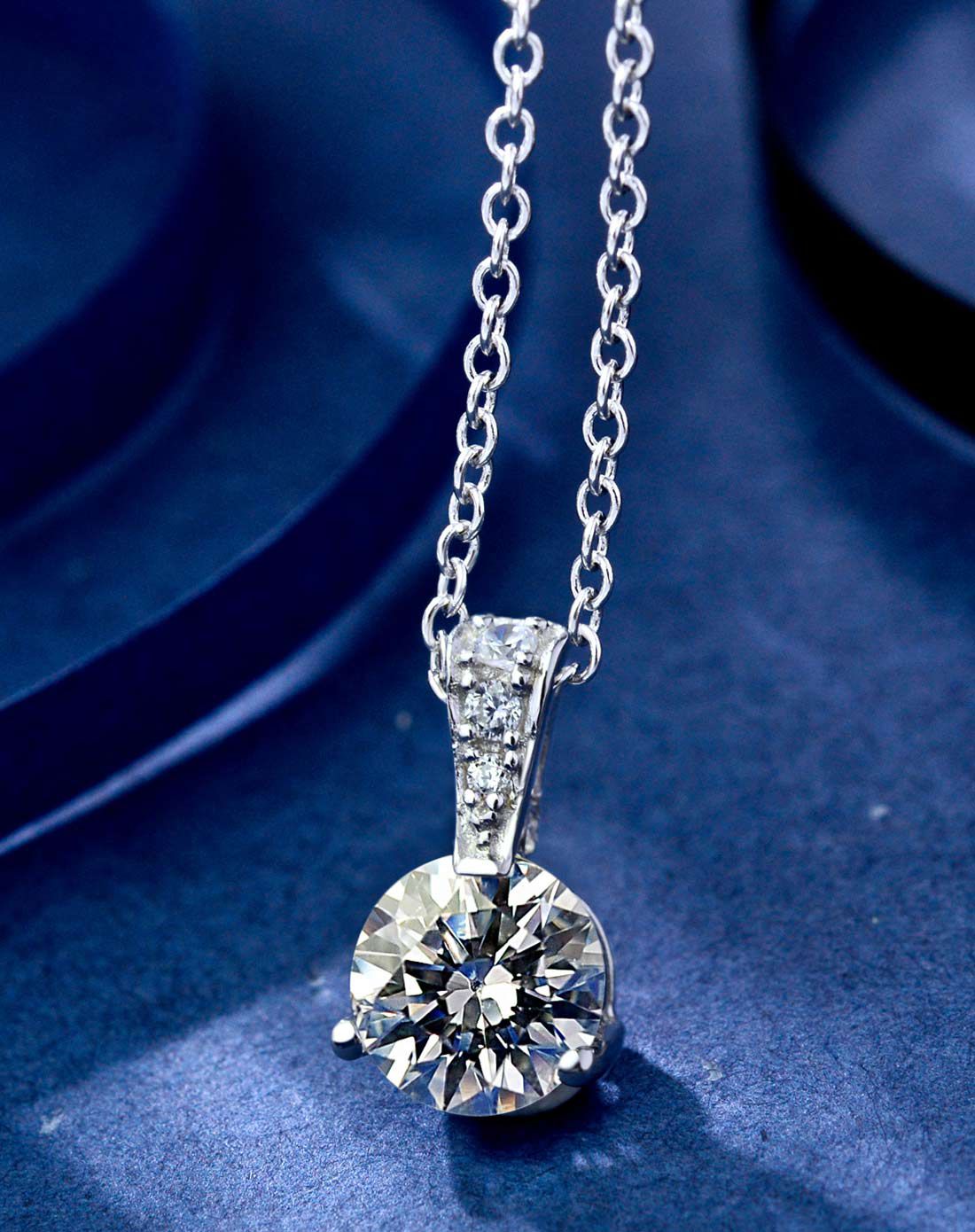 mbox 925银施华洛世奇锆石爱如钻石项链