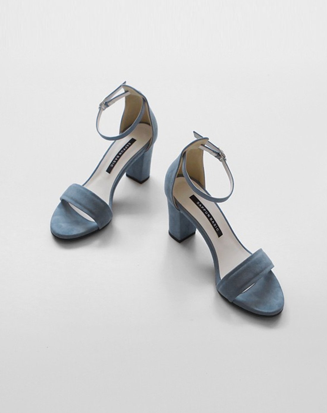 韩国sappun时尚丽人百搭女鞋海外专场sappun 仿麂皮高跟凉鞋sappune70