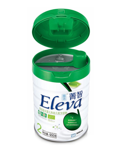 雅培菁智有机2段奶粉900g罐装 (罐装新旧包装随机发货)