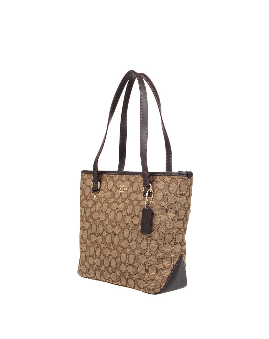 coach 女士帆布中号托特包