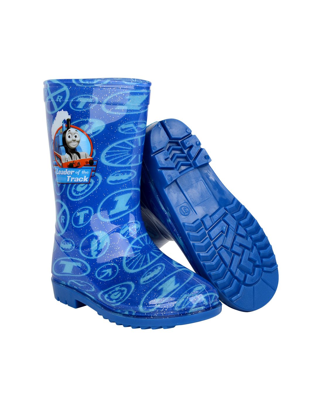 托马斯男童时尚蓝色儿童雨鞋