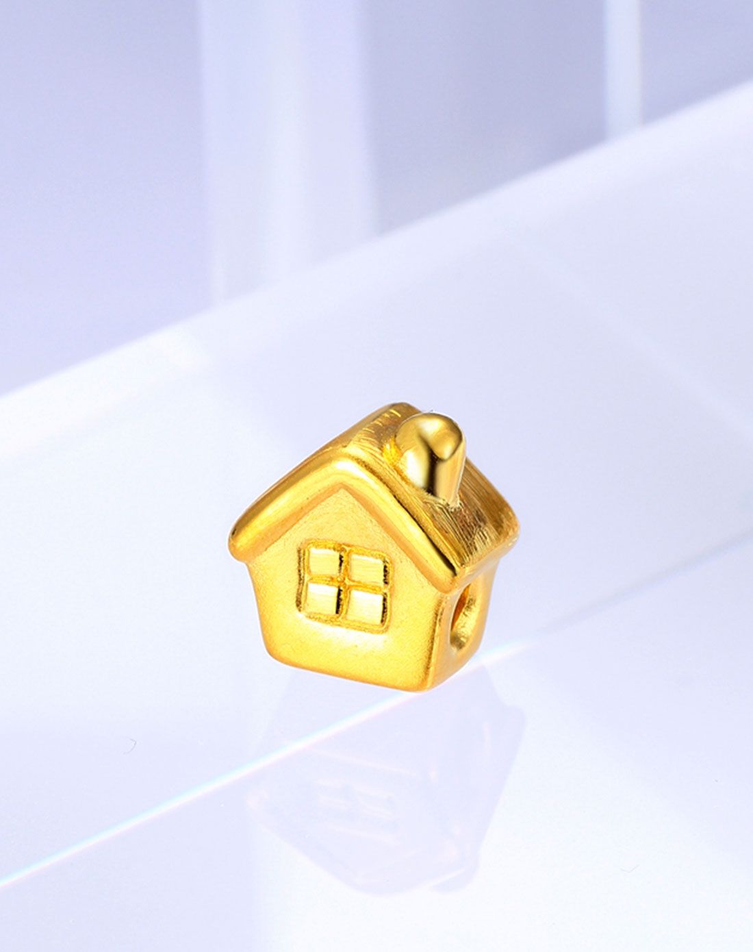 谢瑞麟tsl珠宝专场足金小房子吊坠7t-xh308_唯品会